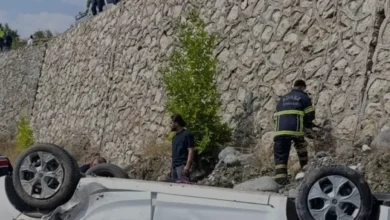 Adana Aladağ'da Otomobil Dereye Uçtu 2 Kişi Yaşamını Yitirdi