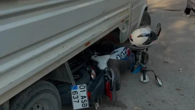 Adana Kozanda Motosiklet ve Pikap Çarpıştı Bir Yaralı