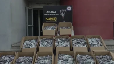 Adana Seyhan merkezli operasyonda 283 bin sentetik ecza ele geçirildi