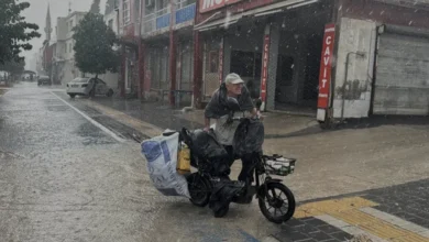 Adana'da Şiddetli Sağanak ve Fırtına Hayatı Felç Etti