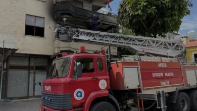 Alanya'da Apartman Dairesinde Yangın 3 Çocuk Hastaneye Kaldırıldı