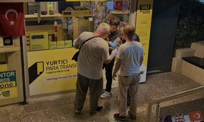 Alanya'da Döviz Bürosuna Silahlı Soygun Girişimi