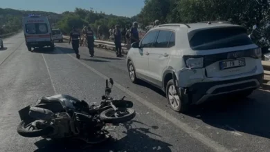 Alanya'da Motosiklet Kazası: İki Genç Ağır Yaralandı