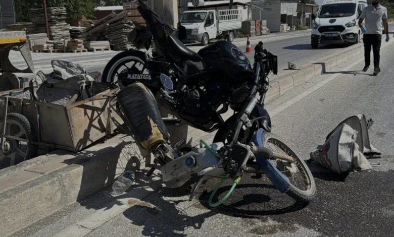 Antakya'da iki motosikletin çarpıştığı kazada bir kişi hayatını kaybetti