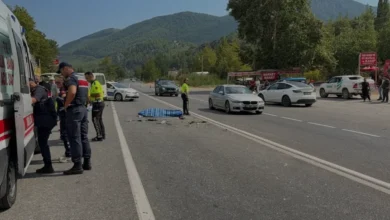 Antalya Akseki kara yolunda trafik kazası 2 ölü 4 yaralı