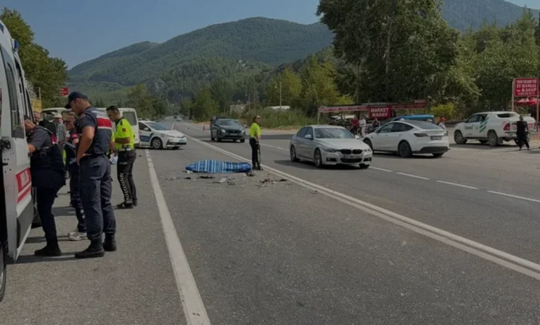 Antalya Akseki kara yolunda trafik kazası 2 ölü 4 yaralı