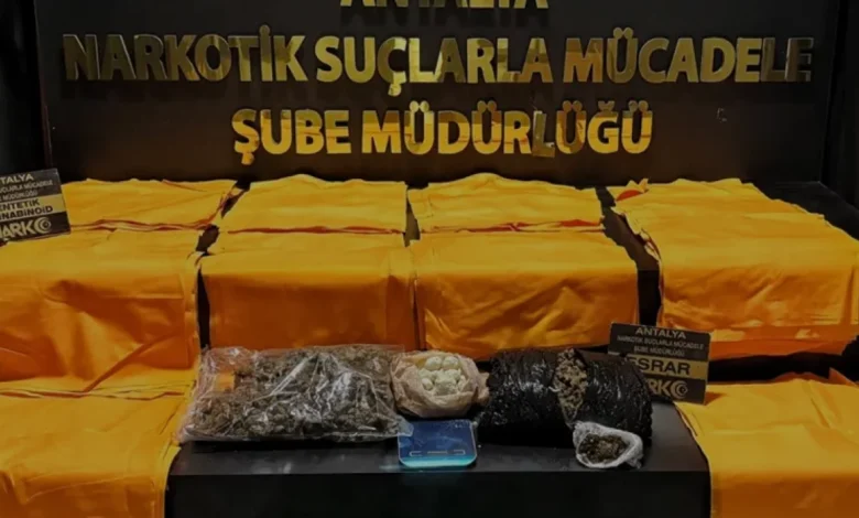 Antalya Kepez Merkezli Narkotik Operasyonunda Üç Tutuklama