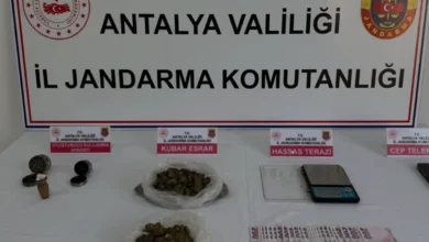 Antalya Serik ilçesinde düzenlenen uyuşturucu operasyonunda bir kişi tutuklandı