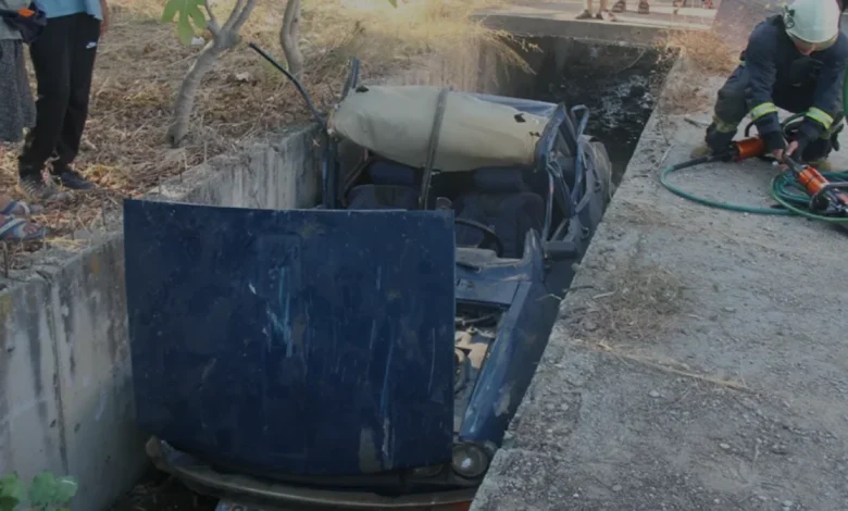 Antalya Serik'te Trafik Kazası Sürücü Ağır Yaralandı
