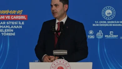 Bakan Kurum Kahramanmaraşta 4 bin 500 yeni sosyal konut müjdesi verdi