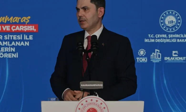 Bakan Kurum Kahramanmaraşta 4 bin 500 yeni sosyal konut müjdesi verdi