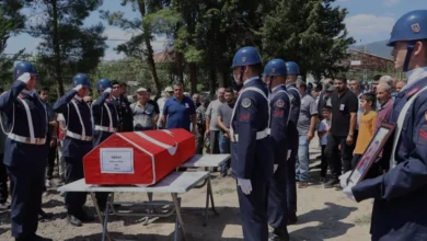 Burdur Bucak ilçesinde gazi Şaban Uysal son yolculuğuna uğurlandı