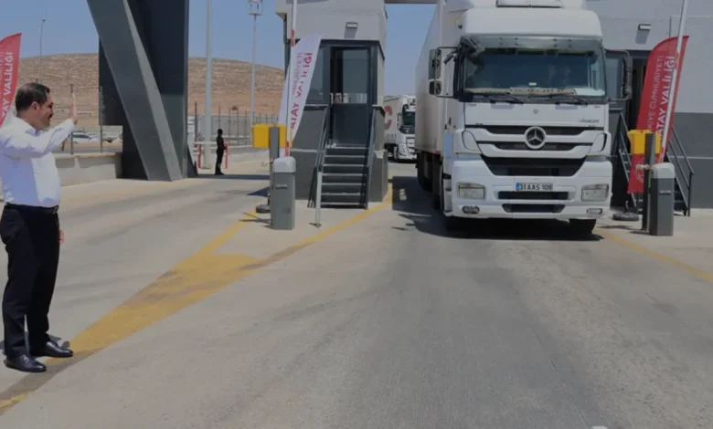 Cilvegözü Sınır Kapısında 1200 Tır Kapasiteli Yeni Park Açıldı