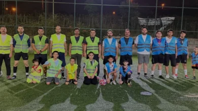 Hatay Defne İlçesinde Yeşilaydan Baba Çocuk Futbol Turnuvası
