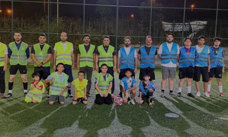 Hatay Defne İlçesinde Yeşilaydan Baba Çocuk Futbol Turnuvası