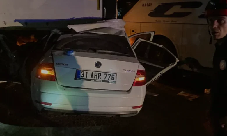 Hatay Erzin yolunda meydana gelen kazada can kaybı üçe çıktı