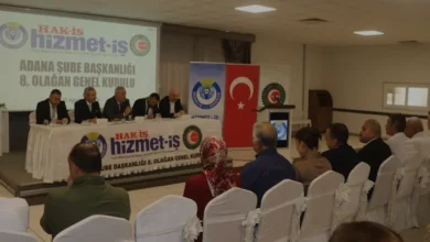 Hizmet İş Sendikası Adana Şubesi 8 Olağan Genel Kurulu Tamamlandı