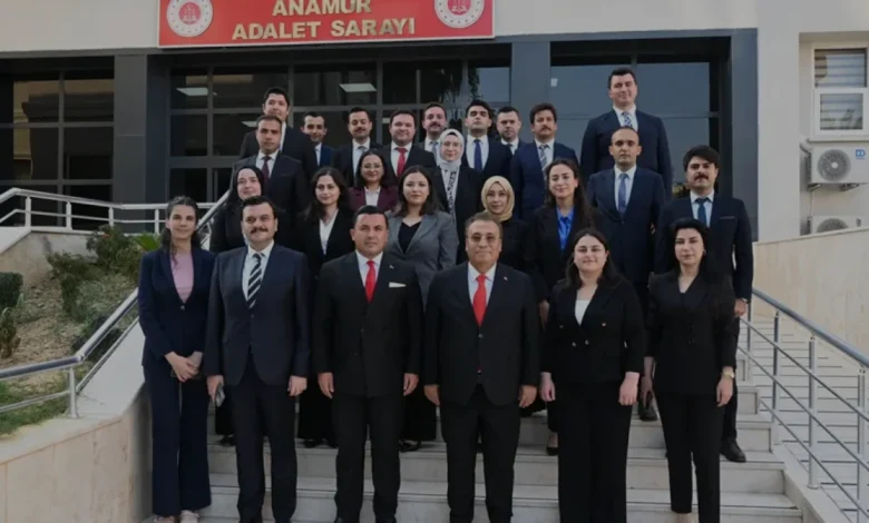 HSK Üyesi Prof Dr Çetin Arslan Anamur Adliyesinde İncelemelerde Bulundu