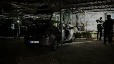Isparta'da Park Halindeki Otomobilde Patlama Meydana Geldi