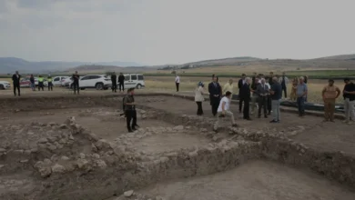 Kahramanmaraş Valisi ve Belediye Başkanı Domuztepe Höyüğünü İnceledi