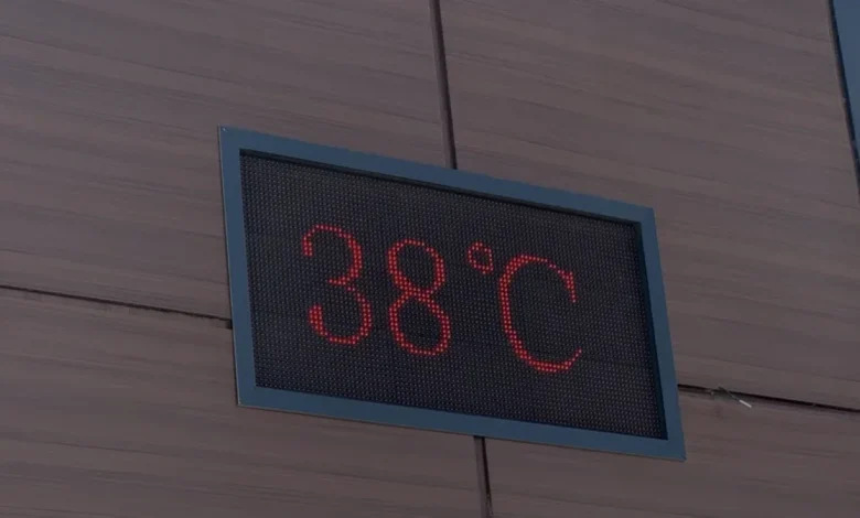 Kahramanmaraşta Hava Sıcaklığı 38 Dereceye Ulaştı