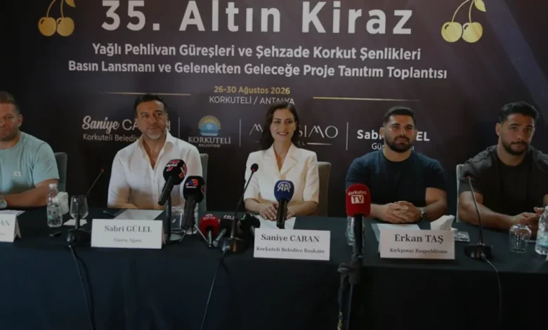 Korkuteli 35 Altın Kiraz Yağlı Pehlivan Güreşleri İçin Geri Sayım