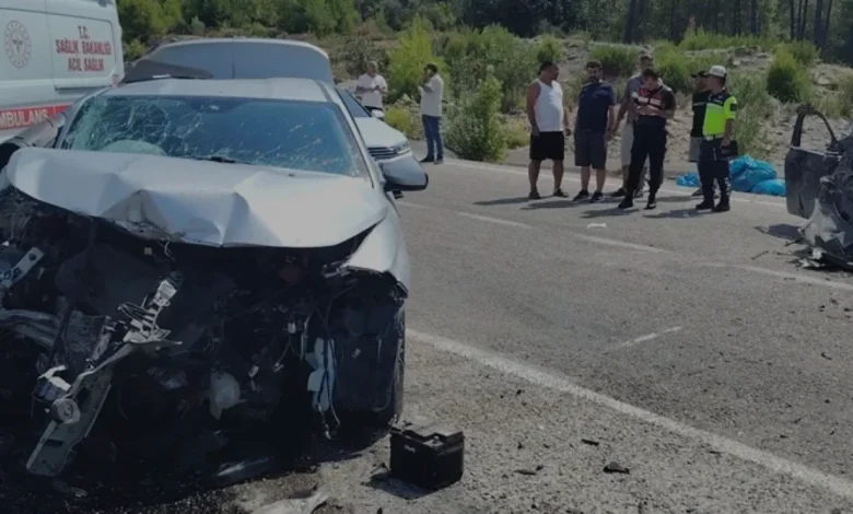 Manavgat'ta Trafik Kazası 1 Kişi Hayatını Kaybetti