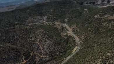 Mersin Aydıncık Yangınında Hasar Gören Bölge Havadan Görüntülendi