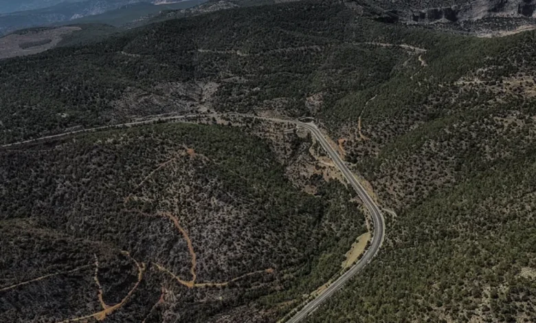 Mersin Aydıncık Yangınında Hasar Gören Bölge Havadan Görüntülendi