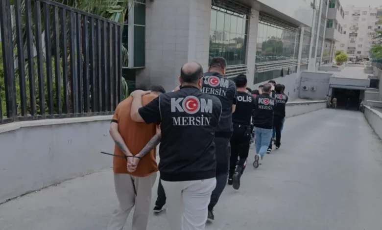 Mersin merkezli operasyonda 6 şüpheli tutuklandı