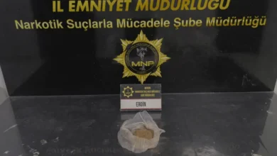 Mersin Narkotik Ekiplerinden Operasyon 190 Gram Eroin Ele Geçirildi