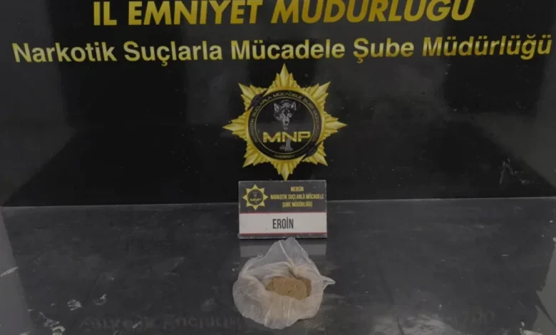 Mersin Narkotik Ekiplerinden Operasyon 190 Gram Eroin Ele Geçirildi