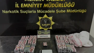Mersin Narkotik Operasyonunda İki Şüpheli Tutuklandı