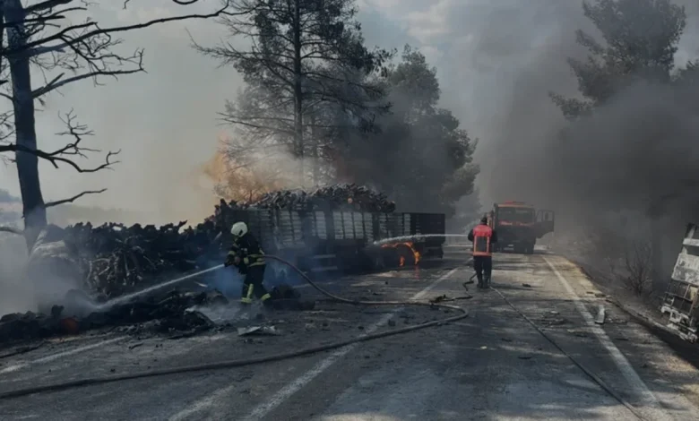 Mersin Silifke kara yolunda zincirleme kaza bir can aldı