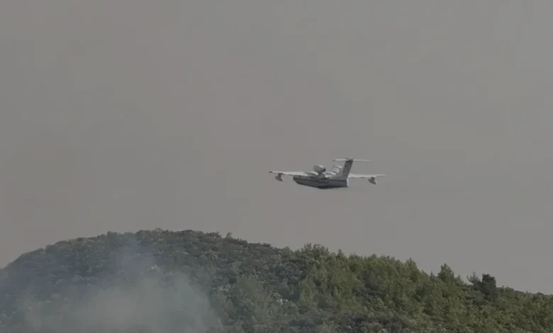 Muğla Seydikemer Çıkışlı Orman Yangını Antalya Kaş Sınırlarına Ulaştı