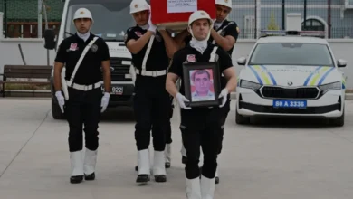 Osmaniye Emniyet Müdürlüğünde Görevli Şemsettin Kalkan İçin Tören