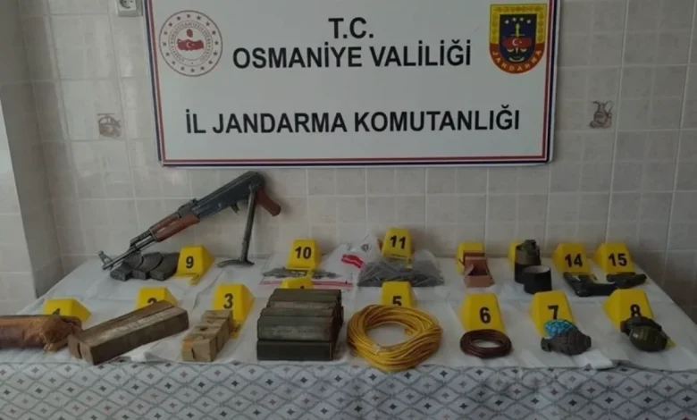 Osmaniye Jandarma Operasyonlarında Mühimmat ve Uyuşturucu Ele Geçti