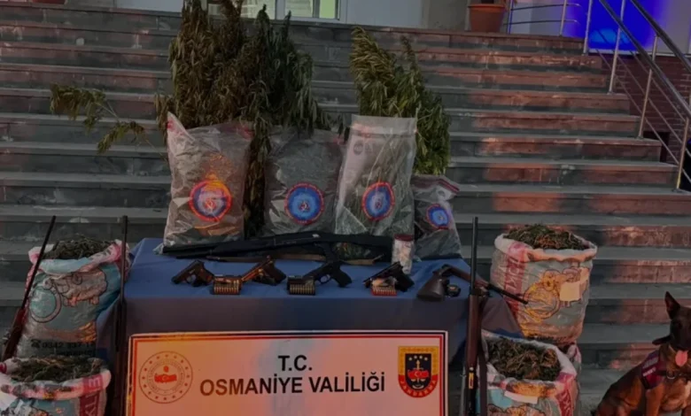 Osmaniye Jandarmasından Dron Destekli Uyuşturucu Operasyonu