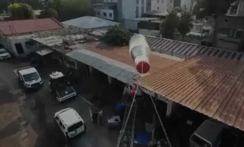 Osmaniye Toprakkale'de İş İnsanından Çalışanlarına Dronlu İkram