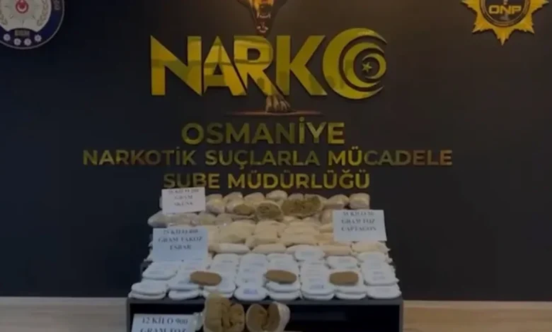 Osmaniye’de Kamyonette 89 Kilogramın Üzerinde Uyuşturucu Yakalandı