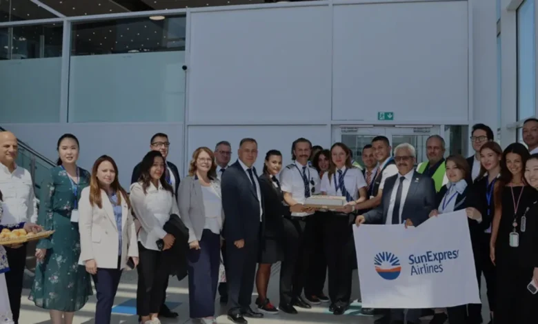 SunExpress İzmir Almatı Direkt Uçuşlarını Başlattı