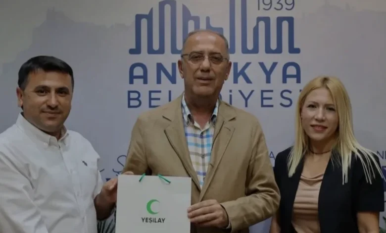 Yeşilay Hatay Şube Başkanı Ömer Bilgin Kurum Ziyaretlerini Sürdürüyor