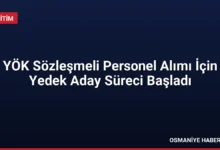 YÖK Sözleşmeli Personel Alımı İçin Yedek Aday Süreci Başladı