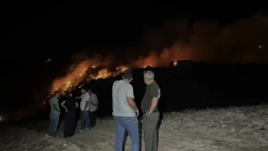 Adana Çukurova'da Çöp ve Moloz Alanında Çıkan Yangın Söndürüldü