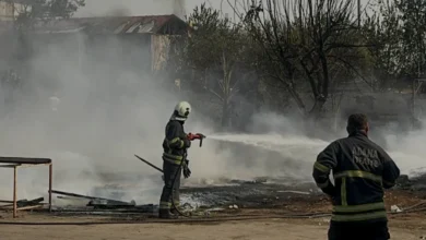 Adana Vedat Dalokay Hal Kompleksinde Yangın Kontrol Altına Alındı