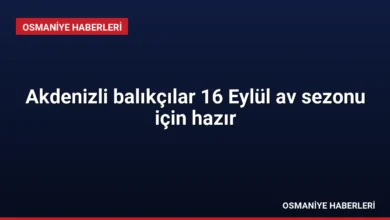 Akdenizli balıkçılar 16 Eylül av sezonu için hazır