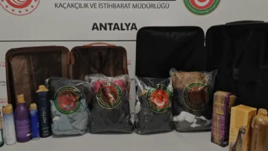 Antalya Havalimanında 18 Kilogramdan Fazla Uyuşturucu Yakalandı