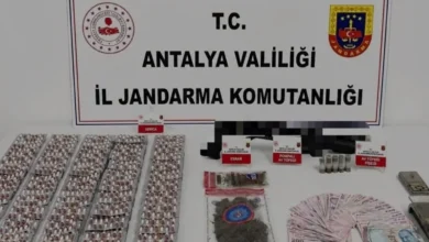 Antalya Kepez ve Döşemealtı ilçelerinde uyuşturucu operasyonu
