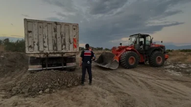 Antalya Manavgatta Kaçak Kum Operasyonu