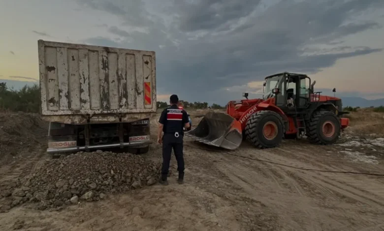 Antalya Manavgatta Kaçak Kum Operasyonu